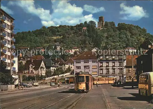 Durlach Turmberg Strassenbahn Kat. Karlsruhe