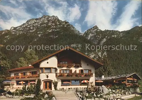 Garmisch Partenkirchen Almhuette Berggasthof Suedhang Kramers  Kat. Garmisch Partenkirchen