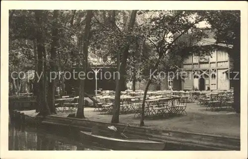 Lehde Gasthaus Zum froehlichen Hecht Kat. Luebbenau Spreewald