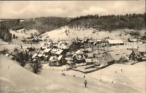 Fehrenbach Thueringer Wald mit Skigebiet Kat. Masserberg