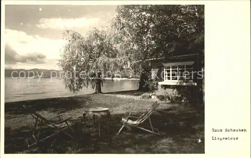 Nonnenhorn Haus Schwaben Liegewiese Kat. Nonnenhorn Bodensee