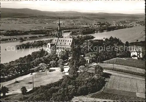 Bingen Rhein Rochuskapelle Fliegeraufnahme Kat. Bingen am Rhein