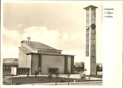 Wuerzburg Pfarrkirche St Alfons Kat. Wuerzburg