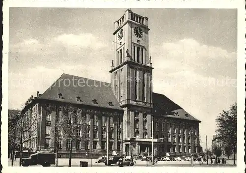 Berlin Westberliner Rathaus mit Turm der Freiheitsglocke Kat. Berlin