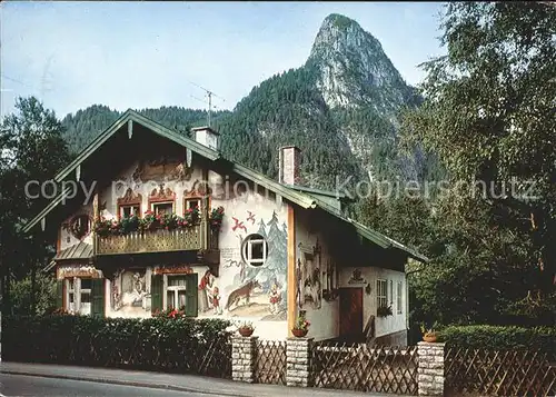 Oberammergau Rotkaeppchen Haus Kat. Oberammergau