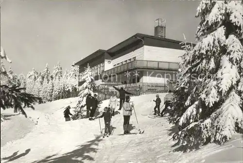 Oberhof Thueringen Schanzenbaude Ski Kat. Oberhof Thueringen