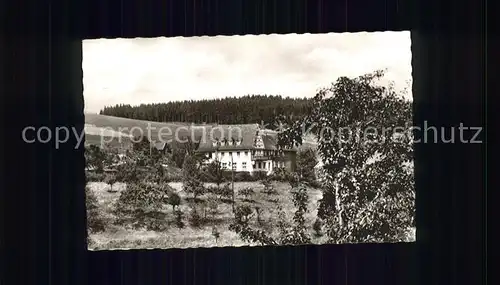 Sassenhausen Gasthof Pension Schoene Aussicht  Kat. Bad Berleburg