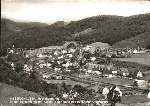 Messinghausen Bahnlinie Hagen Kassel Diemelsees Kat. Brilon