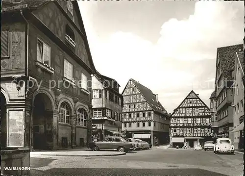 Waiblingen Strassenansicht Kat. Waiblingen