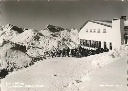 Lech Vorarlberg Restaurant Ruefikopf Kat. Lech