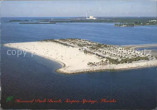 Tarpon Springs Fliegeraufnahme Howard Park Beach Kat. Tarpon Springs