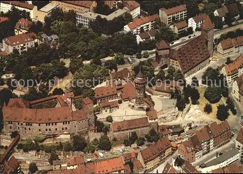 Nuernberg Fliegeraufnahme Kaiserburg Kat. Nuernberg