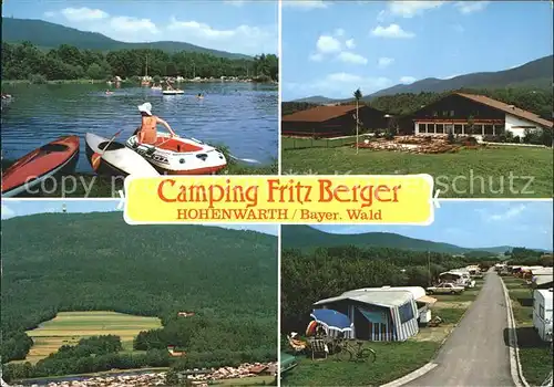 Hohenwarth Koetzting Camping Fritz Berger Kat. Hohenwarth