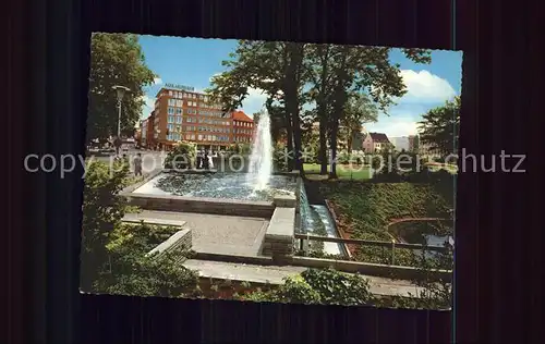 Muenster Westfalen Engelenschanze Springbrunnen Kat. Muenster