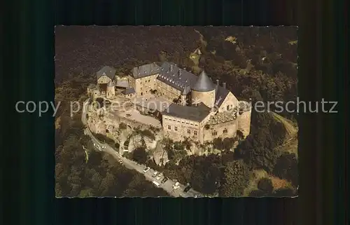 Edersee Schloss Waldeck Fliegeraufnahme Kat. Edertal