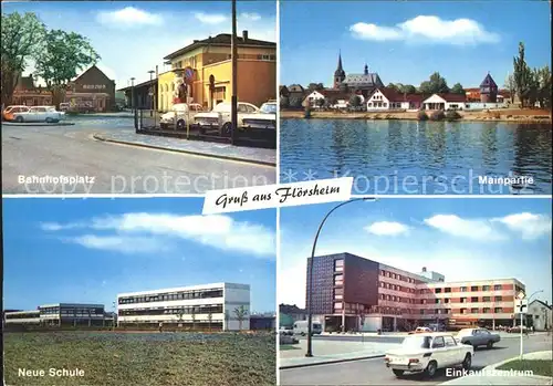 Floersheim Main Mainpartie Bahnhof Kat. Floersheim am Main