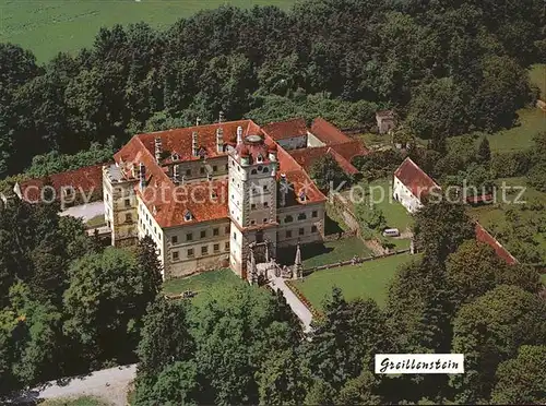 Horn Niederoesterreich Fliegeraufnahme Schloss Greillenstein Kat. Horn