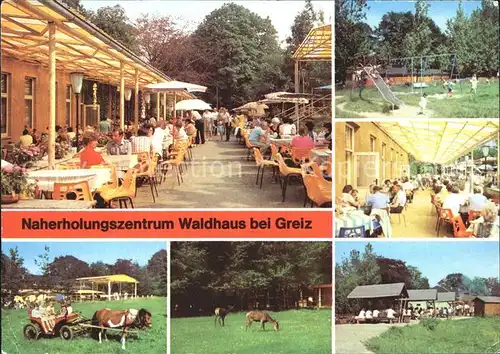 Greiz Thueringen Naherholungszentrum Waldhaus Kat. Greiz