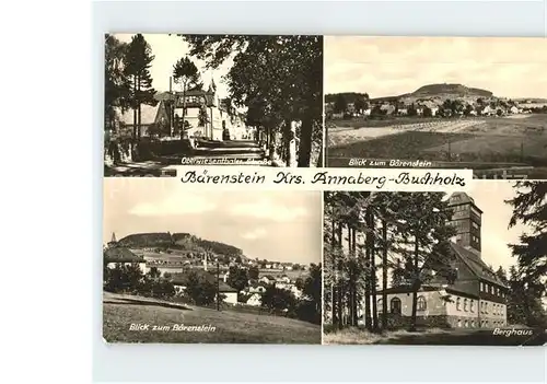 Baerenstein Annaberg Buchholz Oberwiesenthaler Strasse Berghaus  Kat. Baerenstein