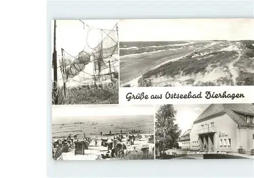 Dierhagen Ostseebad Strandleben Ernst Moritz Heim  Kat. Dierhagen Ostseebad