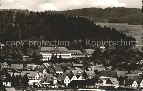 Muensingen mit Kreiskrankenhaus Kat. Muensingen