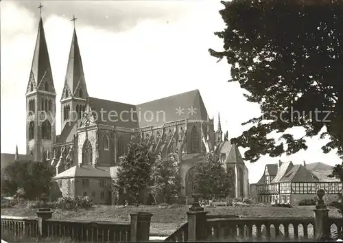 Halberstadt Dom mit Gleimhaus Kat. Halberstadt