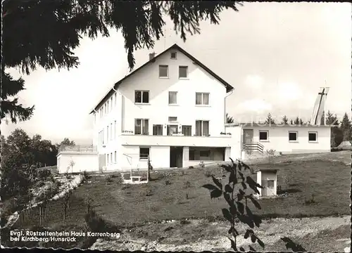 Kirchberg Hunsrueck Evgl Ruestzeitenheim Haus Karrenberg Kat. Kirchberg (Hunsrueck)