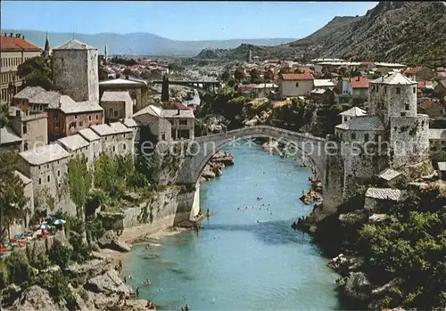 Mostar Moctap Alte Bruecke Kat. Mostar