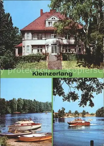 Kleinzerlang Cafe am Paelitzsee Kreis Neurupin Kat. Rheinsberg