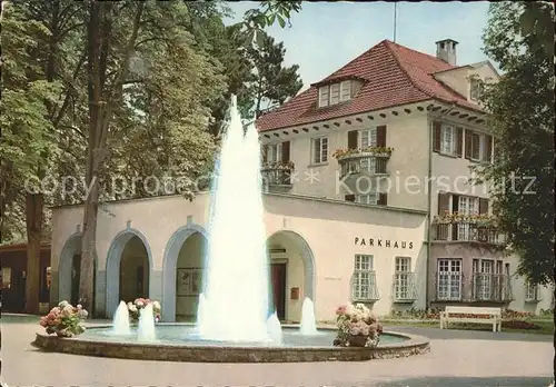 Bad Mergentheim Springbrunnen im Kurpark Kat. Bad Mergentheim