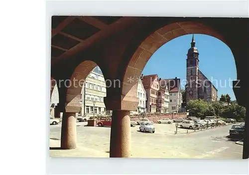 Boeblingen Marktplatz Stadtkirche Kat. Boeblingen