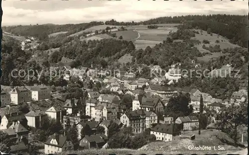 Glashuette Sachsen Teilansicht Kat. Glashuette Sachsen