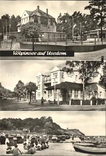 Usedom Koelpinsee FDGB Ferienheim Zur Ostsee Kat. Usedom