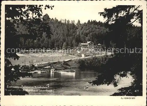 Zschopau Talsperre Kriebstein Kat. Zschopau