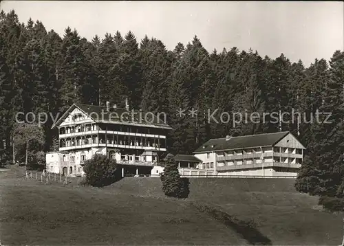 Freudenstadt Waldhotel und Cafe Stockinger Kat. Freudenstadt