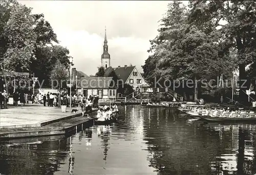 Luebbenau Spreewald Hafenpartie Kat. Luebbenau