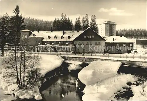 Erlabrunn Erzgebirge HO Wismut Gaststaette Taeumerhaus Kat. Breitenbrunn Erzgebirge