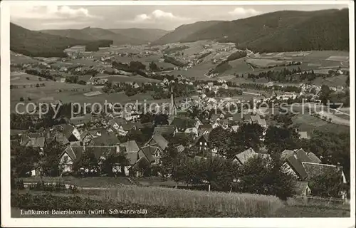 Baiersbronn Schwarzwald Panorama Luftkurort Schwarzwald Kat. Baiersbronn