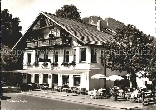 Ried Pfronten Konditorei Tanz Cafe Fuchs Kat. Pfronten