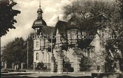 Gernrode Harz Ferienheim Thomas Muenzer / Gernrode Harz /Harz LKR