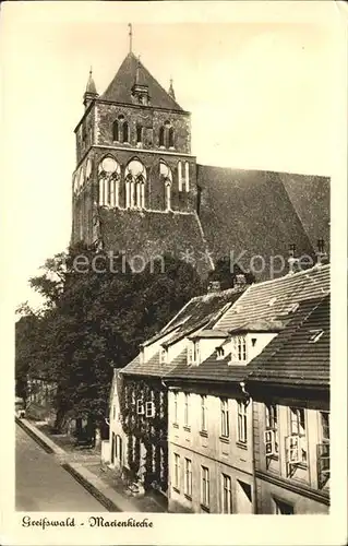 Greifswald Mecklenburg Vorpommern Marienkirche Kat. Greifswald