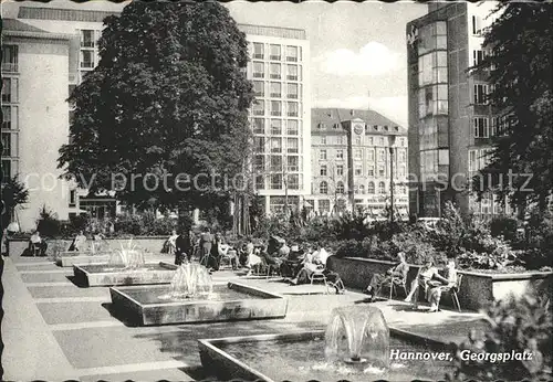 Hannover Georgsplatz Springbrunnen Kat. Hannover