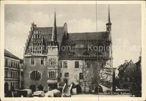 Neustadt Orla Rathaus Kat. Neustadt Orla