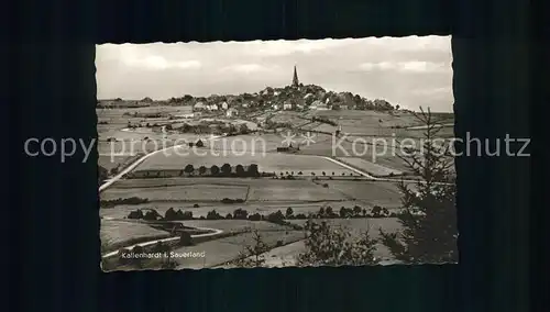 Kallenhardt Ortsansicht Kat. Ruethen