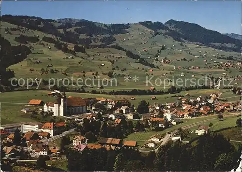 Neu St Johann mit Buehl Panorama Kat. Neu St Johann Nesslau