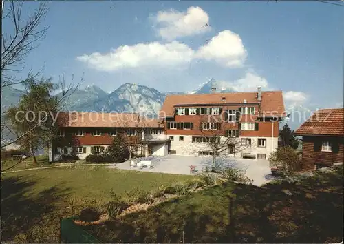 Filzbach Blaukreuz Ferienheim Lihn Kat. Filzbach