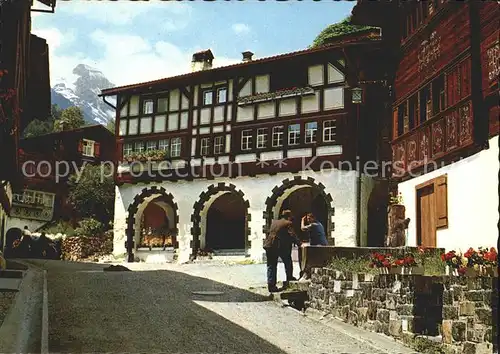 Werdenberg Hauptplatz mit Margelkopf Kat. Werdenberg