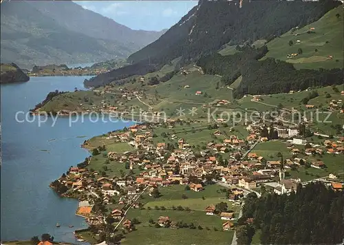 Lungern Fliegeraufnahme Kat. Lungern