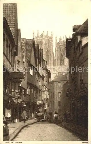 York UK Petergate Kat. York