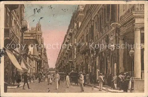 Alexandria Alexandrie Aegypten Strassenpartie / Alexandria /